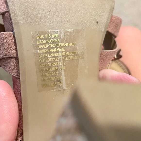 Lauren Conrad Blush Heels 8.5 W - Picture 8 of 9